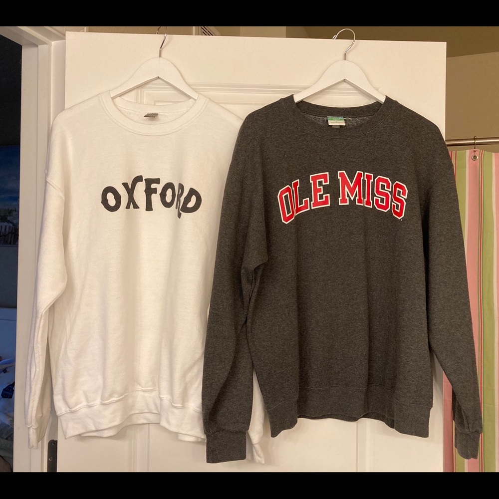 Ole Miss and Oxford Sweatshirts Lot